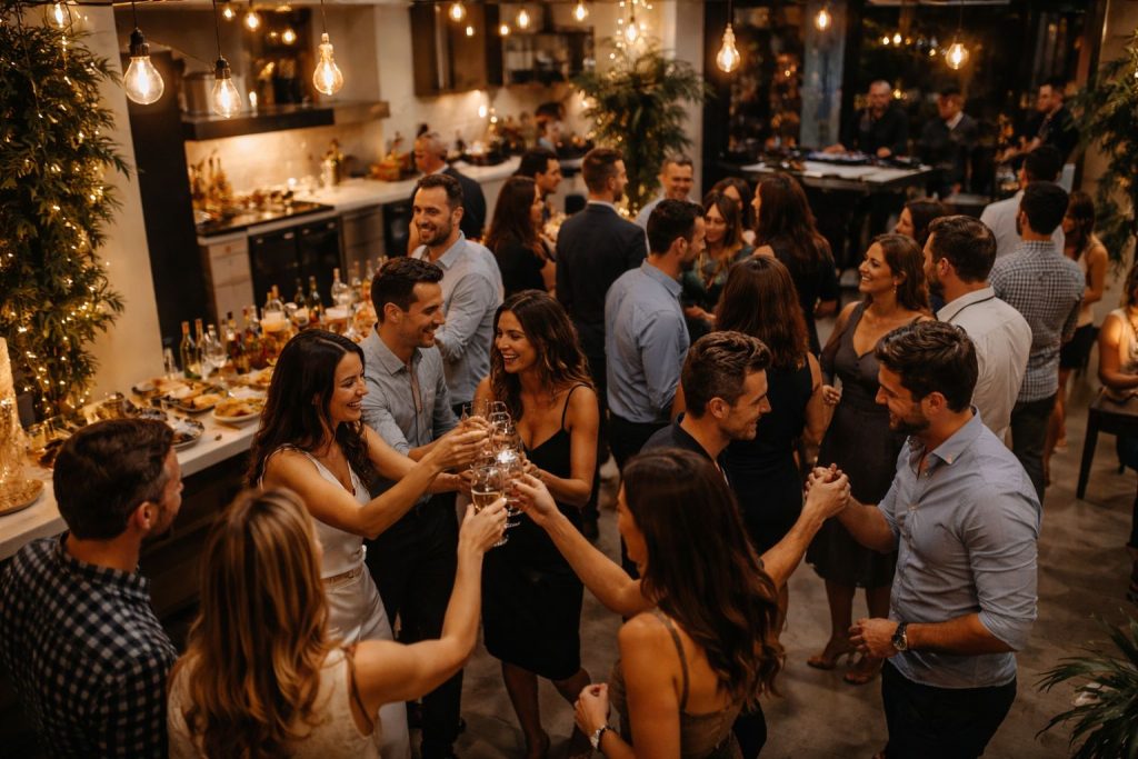 Φωτογραφία επεξεργασμένη με AI για λόγους ιδιωτικότητας των απεικονιζόμενων βασισμένη σε αληθινή εκδήλωση house party.